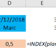 Extraire des données dans un Tableau Excel avec INDEX-EQUIV