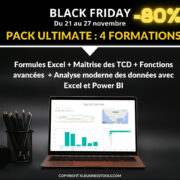 Promotion BLACK RIDAY 2022 - Analyse des données avec Excel et Power BI