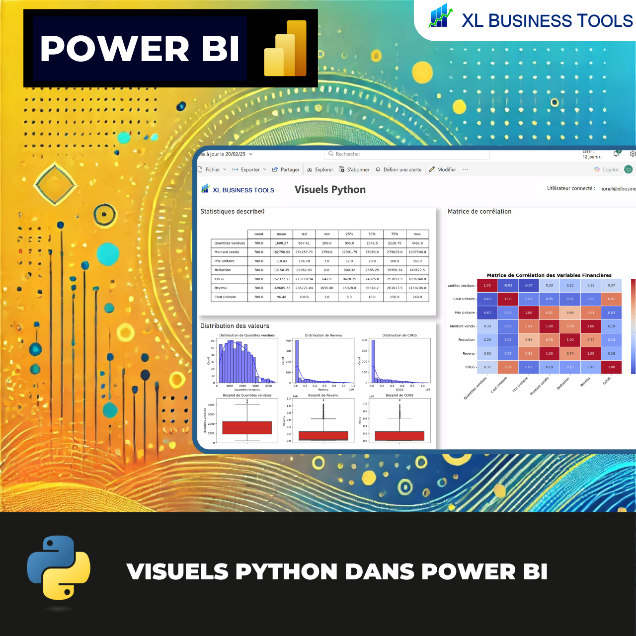 Créer des visualisations avancées et uniques dans Power BI avec Python ...